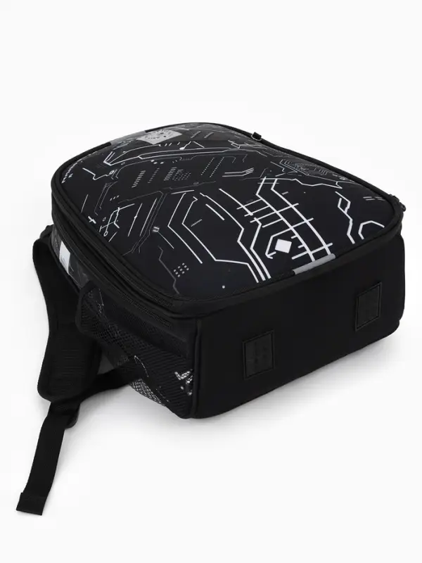 Рюкзак школьный для мальчика &laquo;Плата&raquo;, Stavia, эргономичная спинка, 30&times;16&times;38 см, чёрный