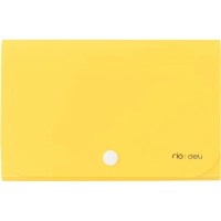 Папка органайзер Vivid на кнопке горизонтА6 12отдел РР 0,6мм  ассортимE5561