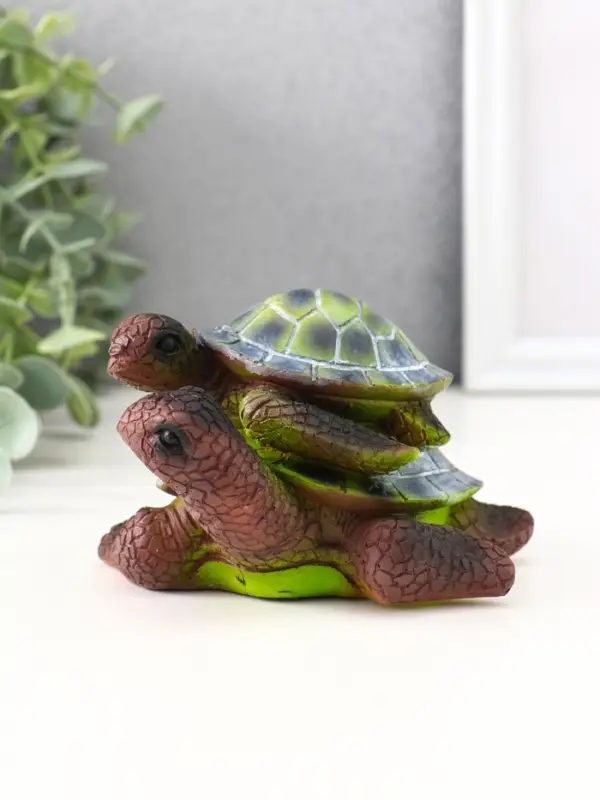 Фигурка полистоун TAKE IT EASY &laquo;Черепашки&raquo;, 11&times;13&times;8 см