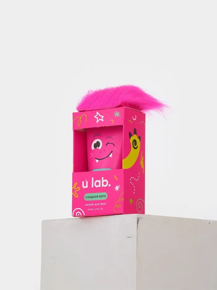 Лосьон для тела детский «Монстрики», аромат сладкая вата, ULAB Лосьон для тела детский «Монстрики», аромат сладкая вата, ULAB