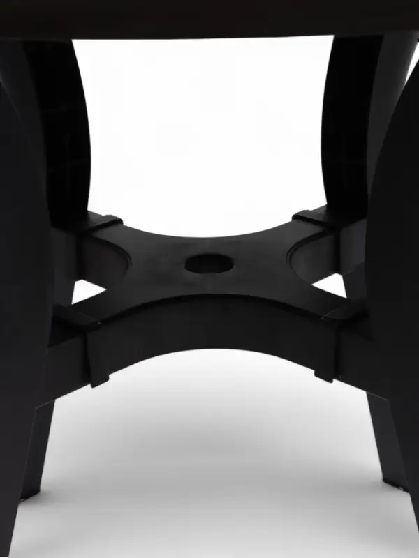 Стол круглый &laquo;Атлант&raquo;, 90&times;90&times;76.5 см, пластиковый, коричневый