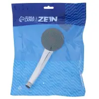 Лейка душевая ZEIN Z401, пластик, 1 режим, хром