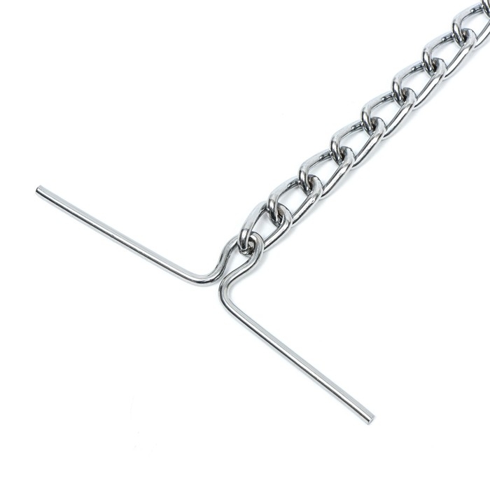 Цепь для привязи собак мелкокалиберная, 1,8 м, толщина проволки 3 мм Цепь для привязи собак мелкокалиберная, 1,8 м, толщина проволки 3 мм