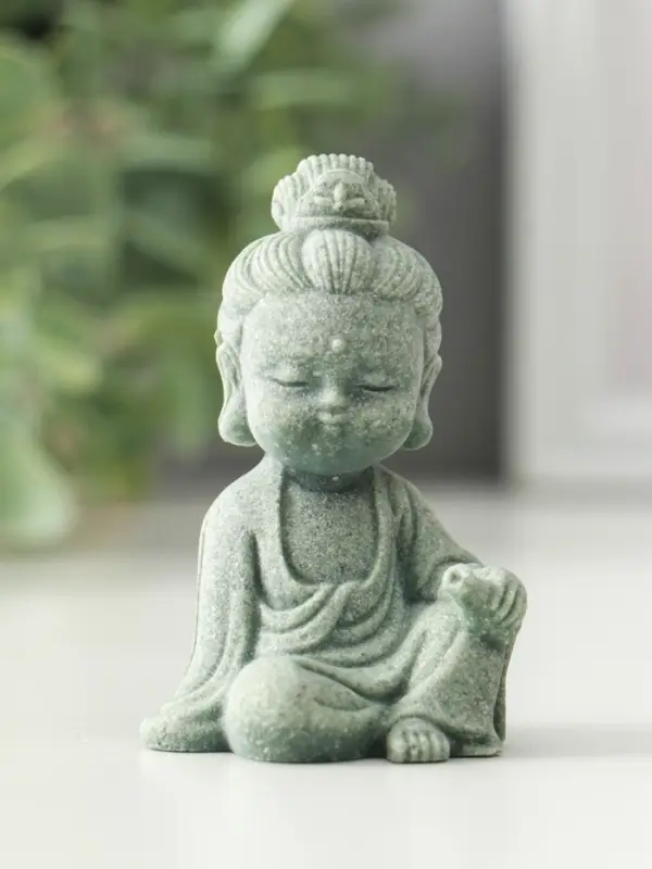 Фигурка песчаник &laquo;Маленькая Гуань Инь&raquo;, 3.5&times;4.5&times;7 см