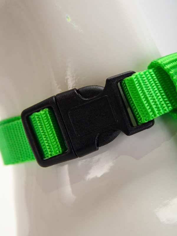 Комплект для кошек, ширина 1,5 см, ОШ 16,5-27 см, ОГ 21-35 см, поводок 120 см, зелёный