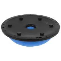 Полусфера BOSU гимнастическая ONLYTOP, 58&times;25 см, с насосом, синяя