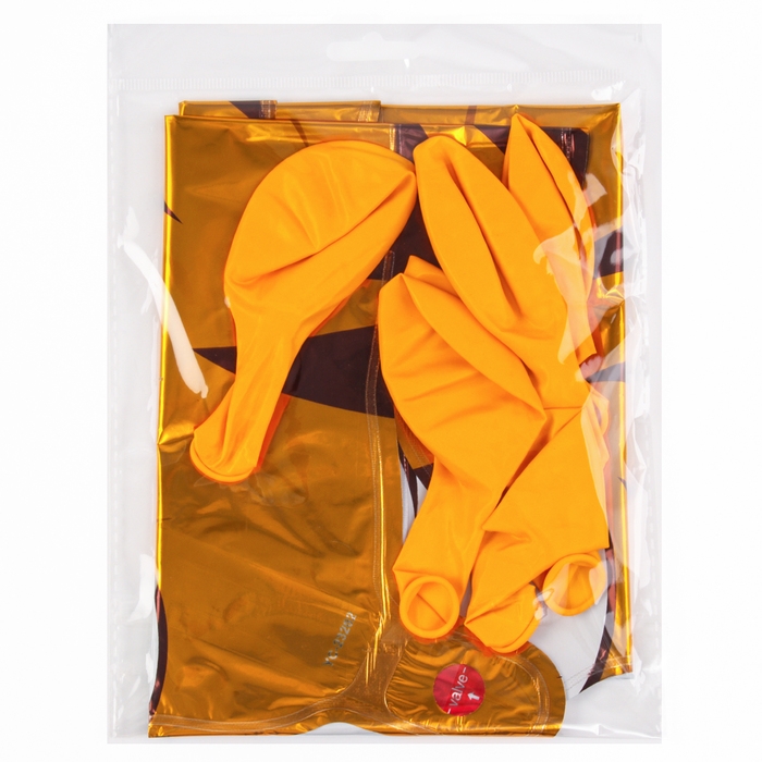 Набор шаров &laquo;Тигрёнок. С Днём рождения&raquo;, латекс, фольга, 7 шт.