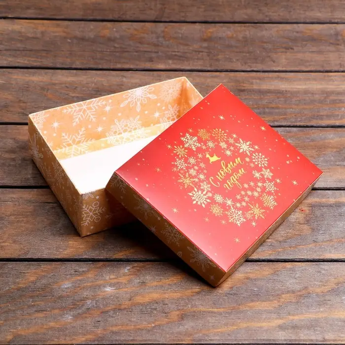 Подарочная коробка сборная «Зимняя сказка», 16.5×12.5×5.2 см Подарочная коробка сборная «Зимняя сказка», 16.5×12.5×5.2 см