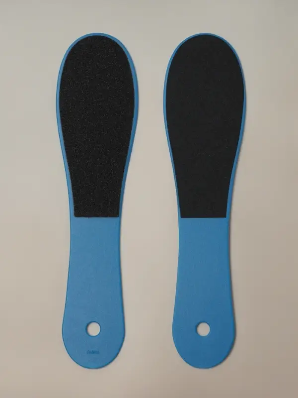 Пилка для пяток, наждачная, двусторонняя, 23.5 см, МИКС