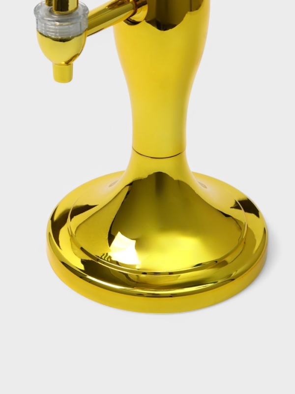 Башня пивная «Вавилон стиль«, 3 л, ёмкость для льда, подсветка, пластик, золотистый Башня пивная «Вавилон стиль«, 3 л, ёмкость для льда, подсветка, пластик, золотистый