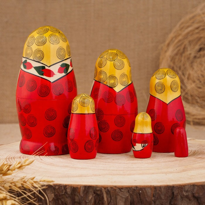 Матрёшка  Матрёшка "Семёновская", 6 кукольная, высшая категория