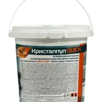Средство дезинфицирующее Кристалпул QUICK, для бассейнов, таблетки по 20 г, ведро, 0.8 кг