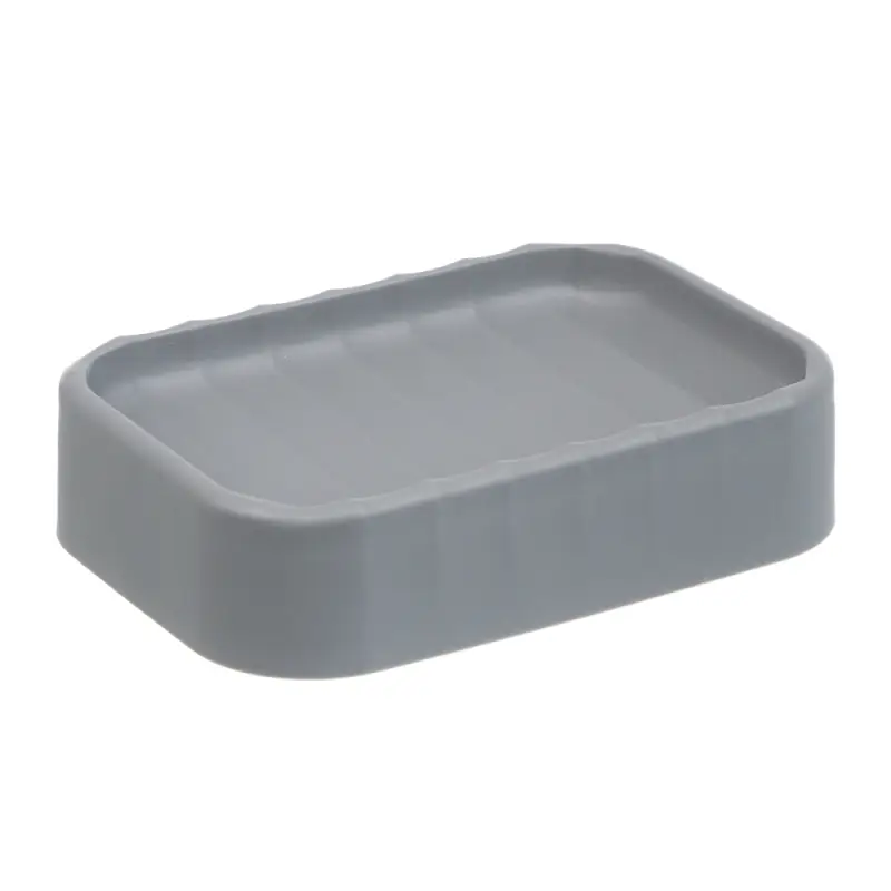 Мыльница тм VETTA Сидней, пластик, PP, серый, 11,4x7,3x2,8см