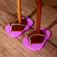 Сувенир &laquo;Утка в сиреневом&raquo;, 70 см, дерево