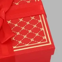 Набор подарочных коробок 3 в 1, с бантом, 19&times;19&times;9.5 см, 17&times;17&times;8 см, 15&times;15&times;6.5 см