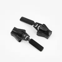 Бегунок для молнии &laquo;Трактор&raquo;, №8, 10 шт., чёрный