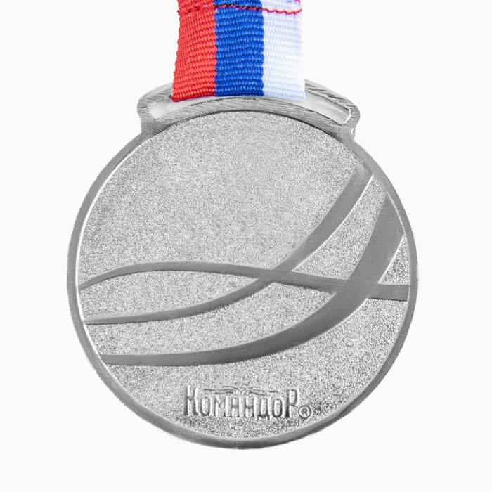 Медаль призовая 083, d= 3,5 см. 2 место. Цвет серебро. С лентой Медаль призовая 083, d= 3,5 см. 2 место. Цвет серебро. С лентой
