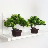 Бонсай искусственный в горшке &laquo;Пушистоцвет&raquo;, 12&times;22 см, МИКС