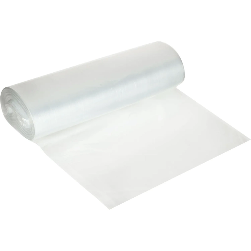 Мешки для мусора ПВД 60л 10мкм 20шт/рул прозрачные 56x68см_СПБ