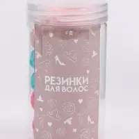 Набор резинок для волос, 6 шт., 2.5 см, Принцессы