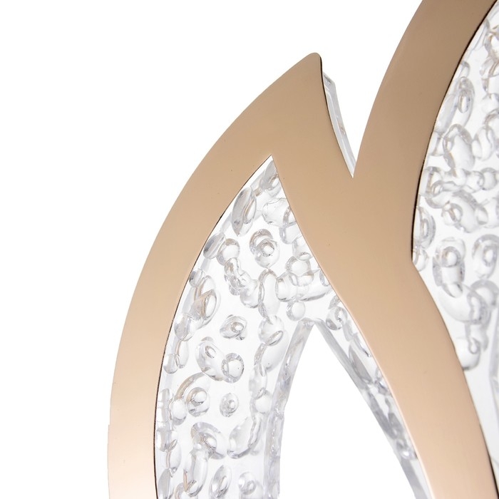 Бра 1830/1GD LED 24Вт 4000К хромированное золото 17х7,5х28 см