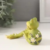 Фигурка &laquo;Лягушонок - что же будет?&raquo;, полистоун, 15.5&times;6&times;7 см