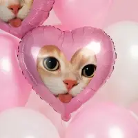Воздушный шар фольгированный 18" &laquo;Котик&raquo;