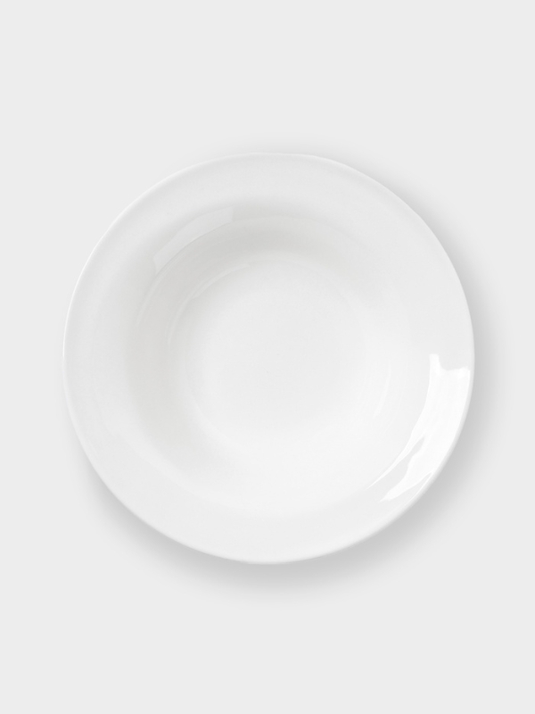 Тарелка глубокая Hanna Knövell, d=19.8 см, фарфор, белая