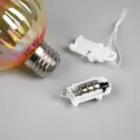 Набор ёлочных шаров &laquo;Золотистые грани&raquo;, 3 шт., d=7 см, 3 LED, от батареек AG13&times;9, свечение тёплое белое