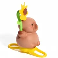Мини - фигурка на монитор &laquo;Капибара&raquo;, 5&times;4&times;8.5 см