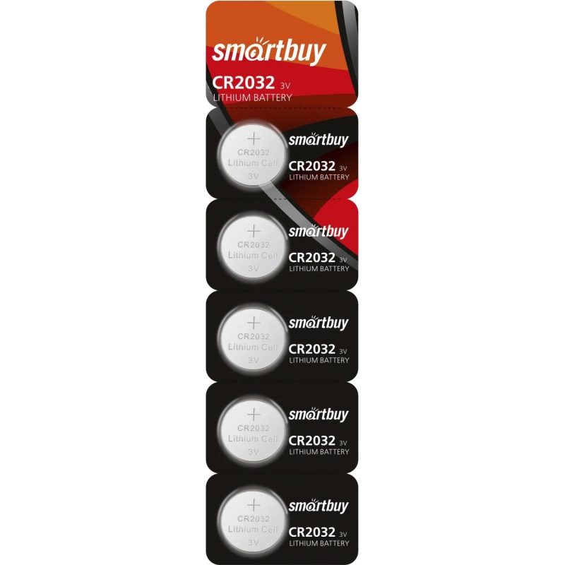 Батарейка Smartbuy CR2032/5B (SBBL-2032-5B) 5шт/уп