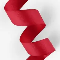 Лента репсовая, 40 мм, 23&plusmn;1 м, тёмно-красная №33