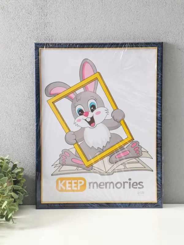 Фоторамка для фото 30&times;40 см см Keep memories &laquo;Офис&raquo;, пластик, бирюза, (пластиковый экран)
