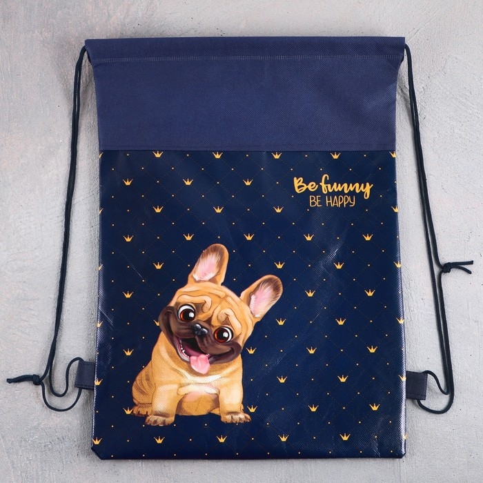 Мешок для обуви «Мопсик» полиэстер, размер 41×30 см Мешок для обуви «Мопсик» полиэстер, размер 41×30 см