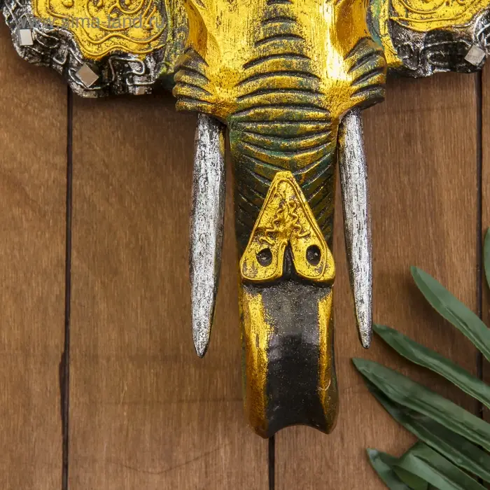 Панно настенное «Голова слона», 27×12×30 см Панно настенное «Голова слона», 27×12×30 см