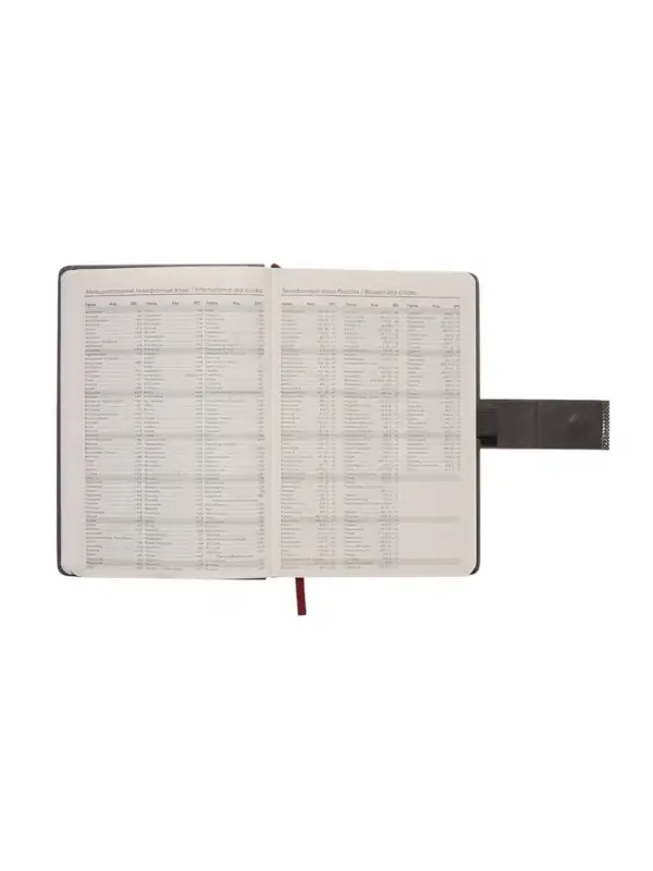 Ежедневник недатированный формат А5, с хлястиком, 112л, линия, пвх, Серый Ежедневник недатированный формат А5, с хлястиком, 112л, линия, пвх, Серый