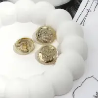 Набор пуговиц на ножке &laquo;Герб России&raquo;, d=20 мм, 5 шт., цвет золотой