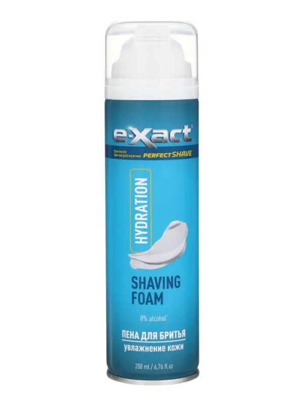 Пена для бритья E-Xact, увлажняющая, 200 мл