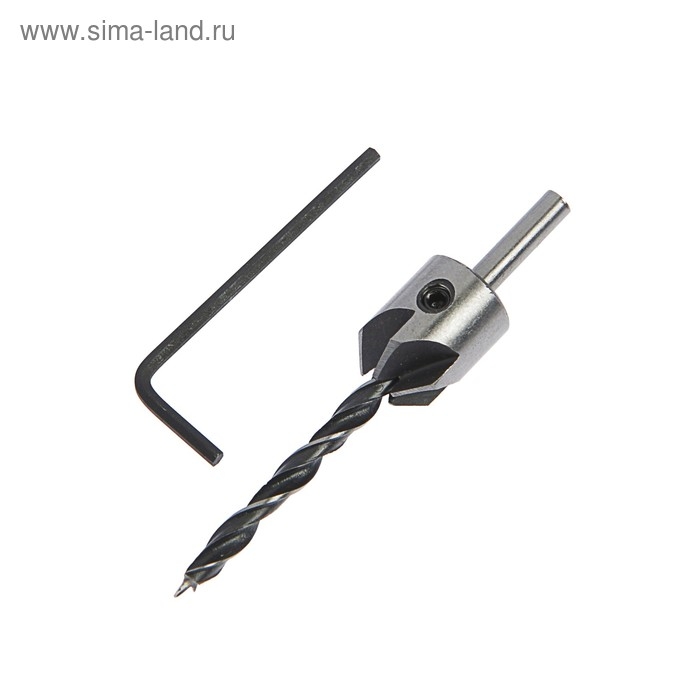 Сверло с зенкером ТУНДРА, 6 х 93 мм Сверло с зенкером ТУНДРА, 6 х 93 мм