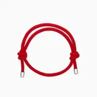 Браслет-оберег &laquo;Красная нить&raquo;, защита, красный в серебре, d=6