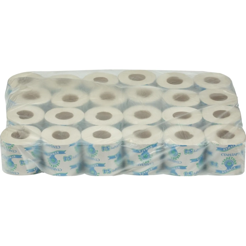 Бумага туалетная ОСТРОВСКАЯ 1сл втулка серая 38м 24рул/уп