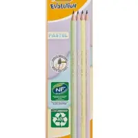 Карандаш чернографитный BIC HB Evolution &laquo;Пастель&raquo;, пластиковый