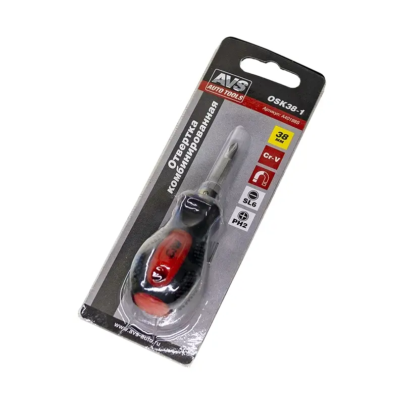 Отвертка комбинированная 38 мм AVS OSK38-1