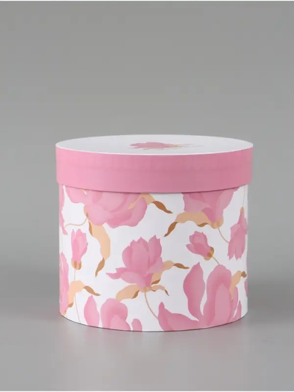 Набор шляпных коробок 5 в 1 &laquo;Нежные лилии&raquo;, 13 &times; 14 ‒ 19.5 &times; 22 см