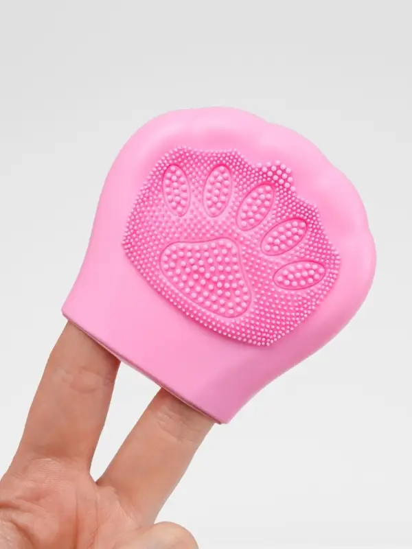 Щётка для умывания, силиконовая, 8&times;8 см, МИКС