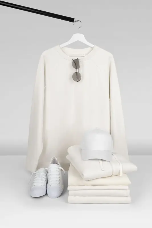 Свитшот унисекс S1, молочно-белый, размер XS/S Свитшот унисекс S1, молочно-белый, размер XS/S