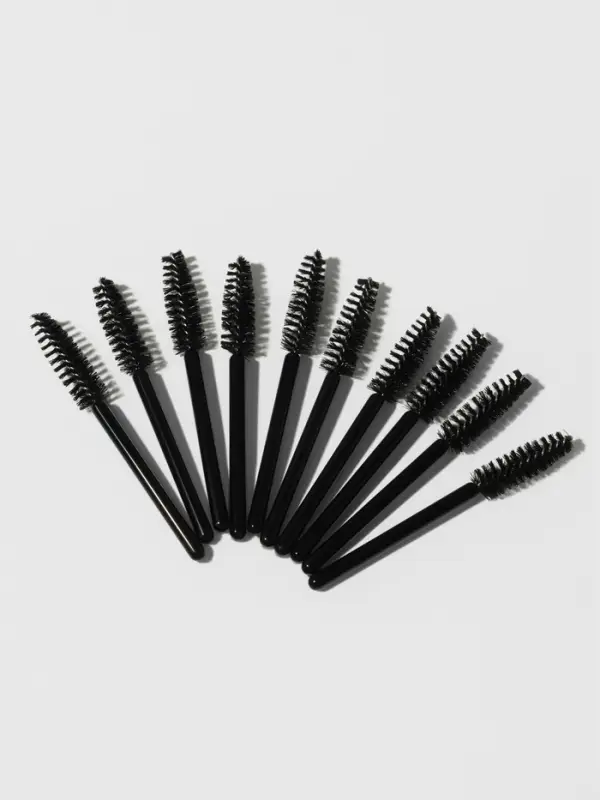 Щёточки для бровей и ресниц &laquo;МИНИ&raquo;, набор - 10 шт., 7 см, чёрные