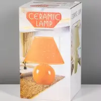 Лампа настольная RISALUX &laquo;Дуэт&raquo;, E14, 40 Вт, розовая, 18.5&times;18.5&times;24 см