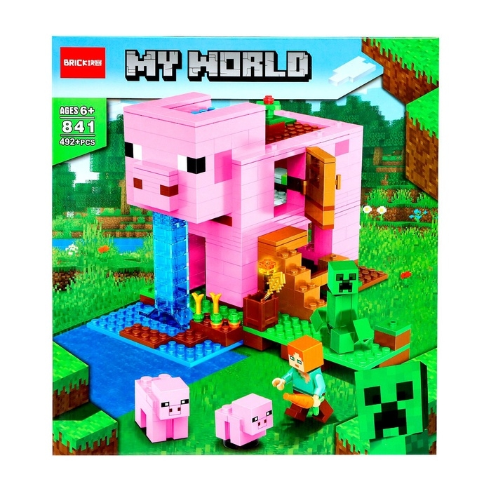 Конструктор Мой Мир «Храм Свинюшки», 492 деталей Конструктор Мой Мир «Храм Свинюшки», 492 деталей