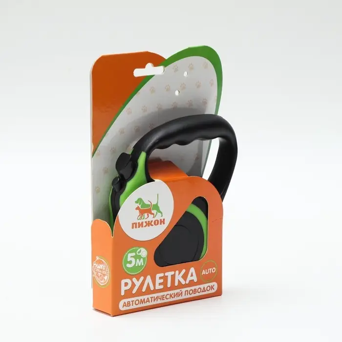 Рулетка &laquo;Зарница&raquo;, 5 м, до 15 кг, чёрная, зелёная